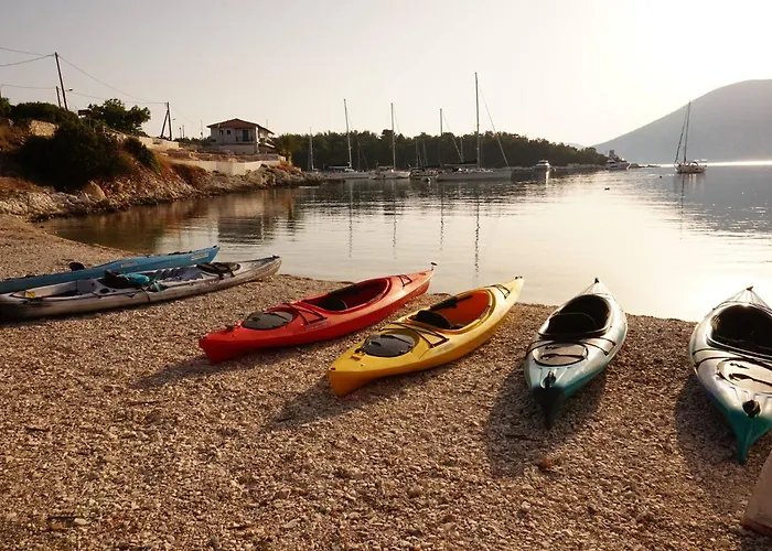 Kaminakia Apartments - Adults Only Policy - Delve Into This Little Oasis Where Peace And Quiet Reign Supreme - Sheltered By An Evergreen Cypress Forest - Offering A Large Swimming Pool Exclusively For Guests\' Use And Breathtaking Sea Views From Every
